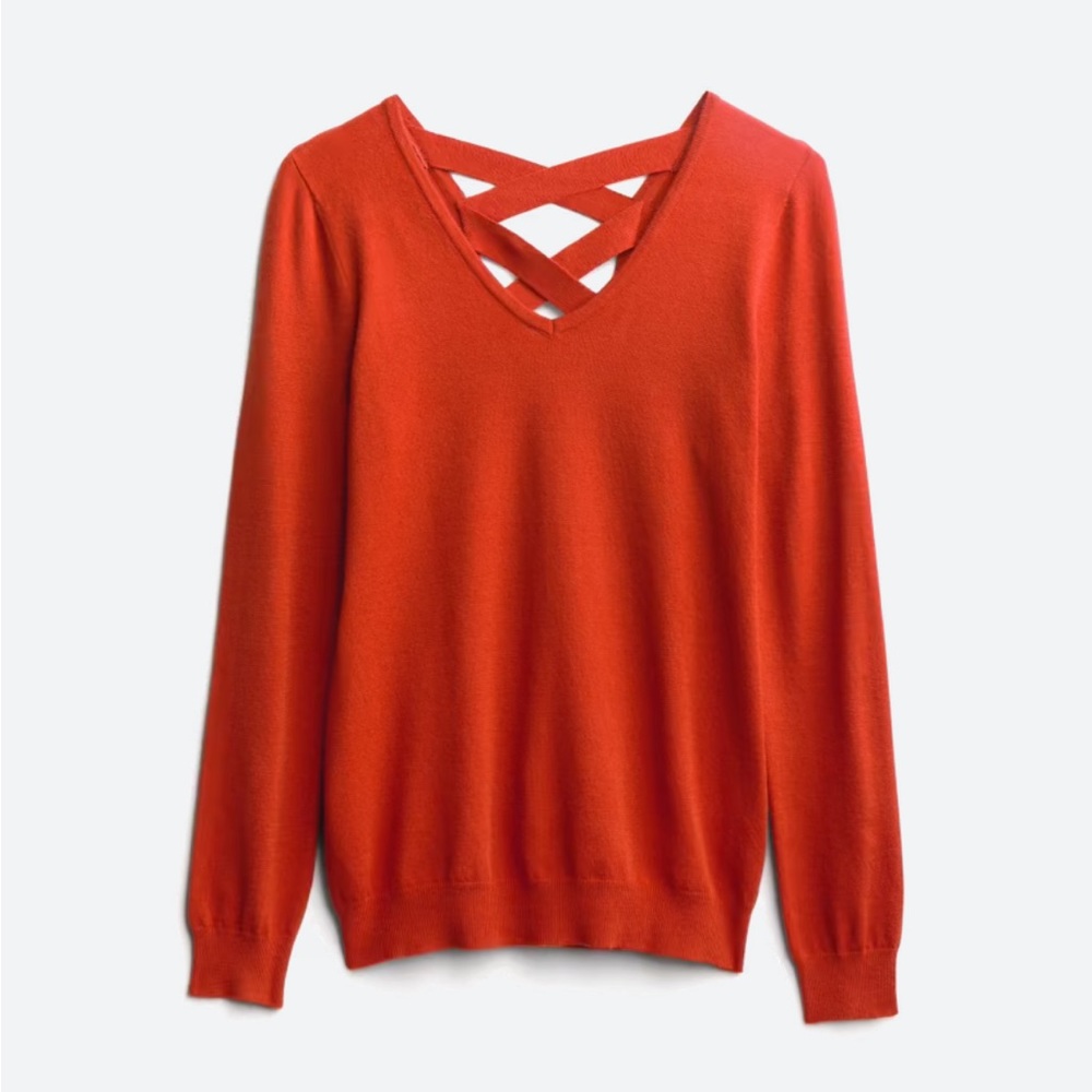 Stitch Fix. Love Ellie. Mia back detail sweater.
